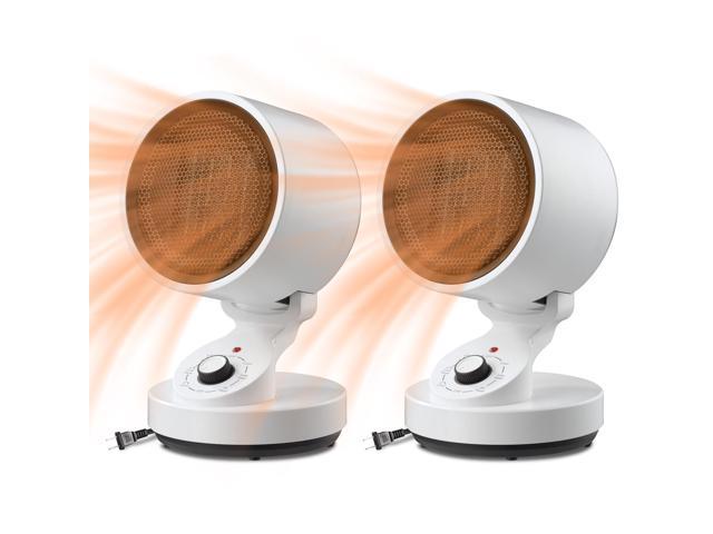 Photos - Other Heaters YescomUSA Yescom 2 Pack 1500W PTC Oscillating Ceramic Heater Fan Warm & Cool Overhea 