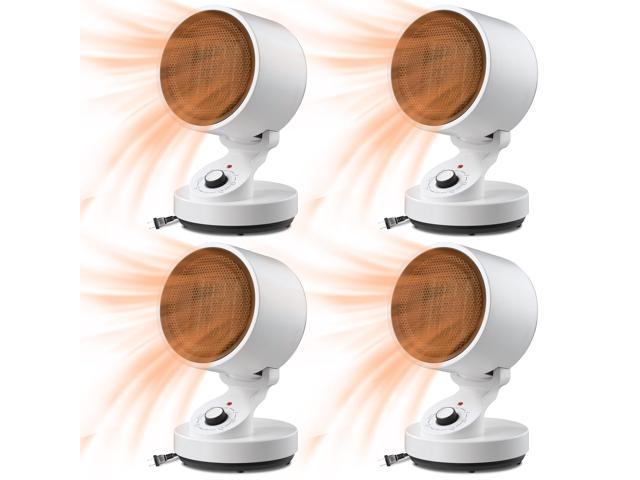Photos - Other Heaters YescomUSA Yescom 4 Pack 1500W PTC Oscillating Ceramic Heater Fan Warm & Cool Overhea 