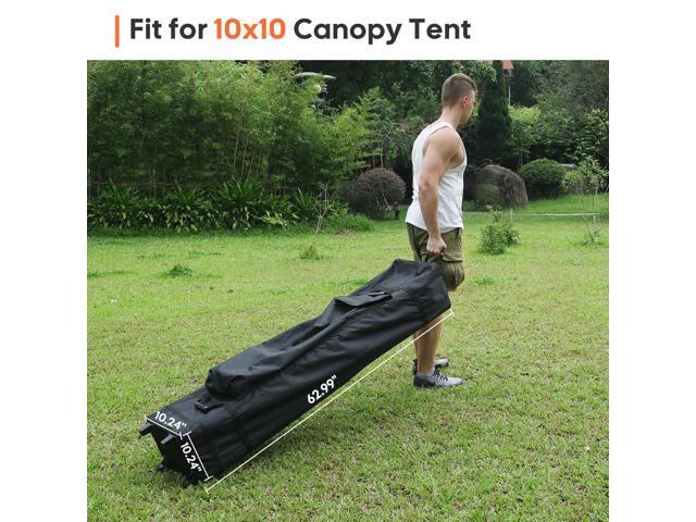 Universal Canopy Carry Bag Wheeled Pop Up Shelter Storage Case 10x10ft Canopy