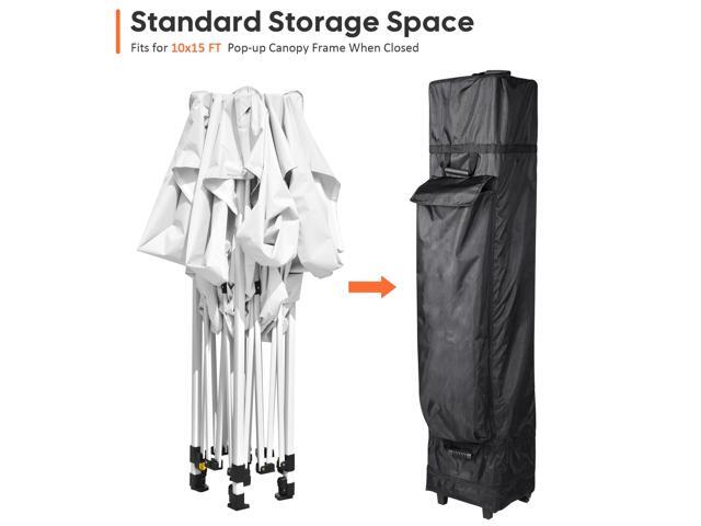 Universal Canopy Carry Bag Wheeled Pop Up Shelter Storage Case 10x15ft Canopy