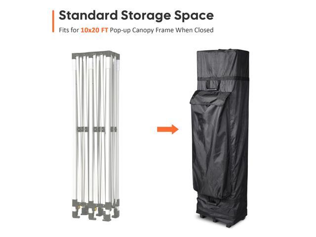 Universal Canopy Carry Bag Wheeled Pop Up Shelter Storage Case 10x20ft Canopy