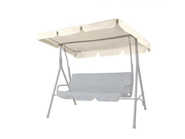 76'x44' Outdoor Swing Cover Replacement Canopy UV30+ 180gsm Top Patio Yard Garden Seat