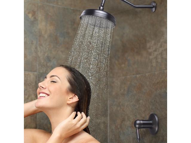 8' Wall Mounted Rain Shower Head Rainfall Faucet Bathroom Lavatory Home CUPC ORB