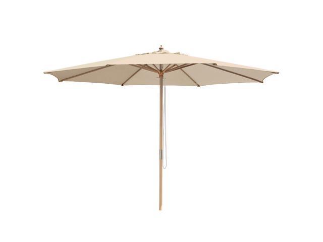 Photos - Other household accessories YescomUSA 13' Outdoor Patio Wooden Umbrella Sun Shade Beech Cafe Yard Garden Bar Bei 