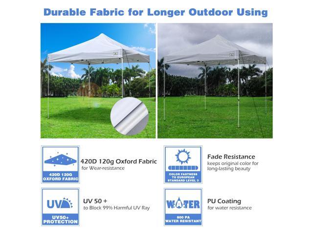 InstaHibit 9.6x9.6Ft Replacement Pop up Canopy Top Sun Shade UV30+ Outdoor