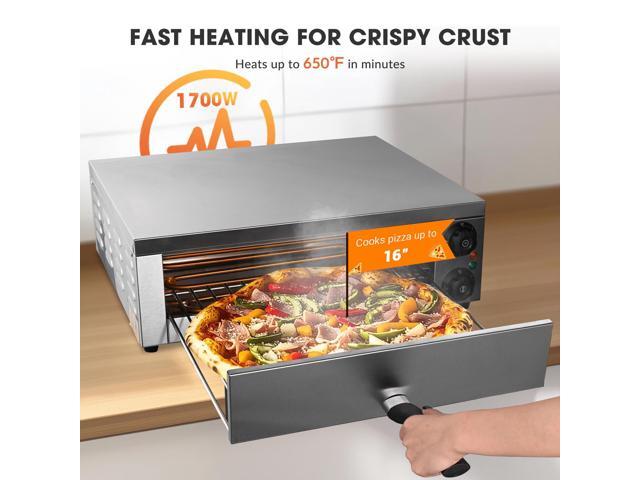 WeChef Countertop Pizza Oven Electric Pizza Maker 1700W for 16' Pizza Commercial