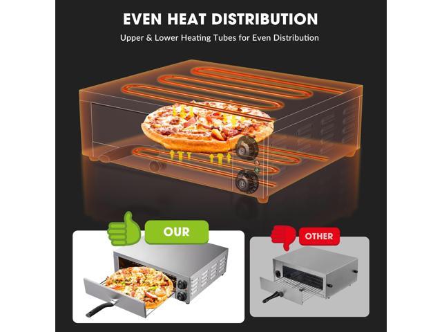 WeChef Countertop Pizza Oven Electric Pizza Maker 1700W for 16' Pizza Commercial