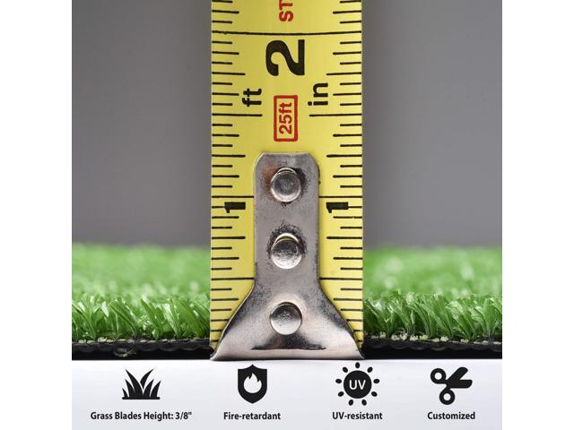 Yescom 4PCS 65x3Ft Artificial Turf Grass Rug Indoor Outdoor Event Balcony Deck Patio Decor Gym Synthetic Roll
