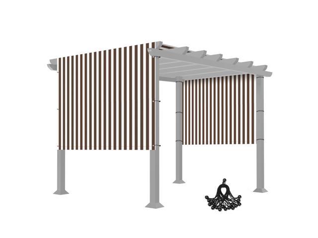 6x17 Ft Pergola Shade Cover Replacement Canopy Panel with Rod Pocket Outdoor