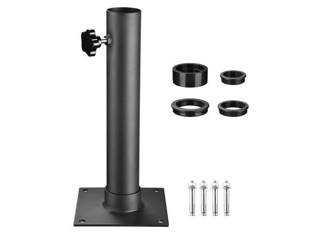 Yescom Flagpole Base Dock Deck Mount Windsock Base Umbrella Stand Outdoor Backyard