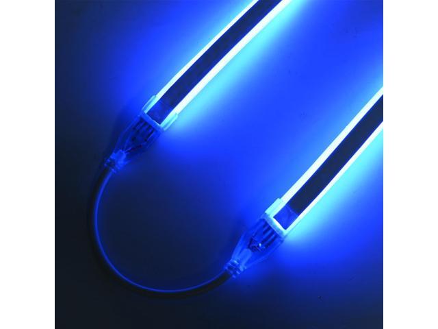 DELight Set of 10 Extension Cord Cable Wire for RGB LED Neon Rope Light with Pin