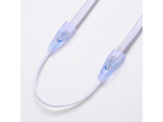 DELight Set of 10 Extension Cord Cable Wire for LED Neon Rope Light with Pin