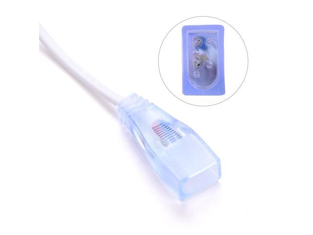 DELight Set of 10 Extension Cord Cable Wire for LED Neon Rope Light with Pin