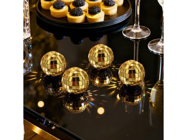 Yescom 20PCS 1.6' Small Disco Ball Mirror Mini Hanging Decoration for Events Wedding 70s 80s Party Business Holiday Home Decor