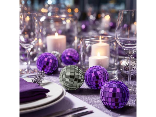 Yescom 20PCS 1.6' Small Disco Ball Mirror Mini Hanging Decoration for Events Wedding 70s 80s Party Business Holiday Home Decor