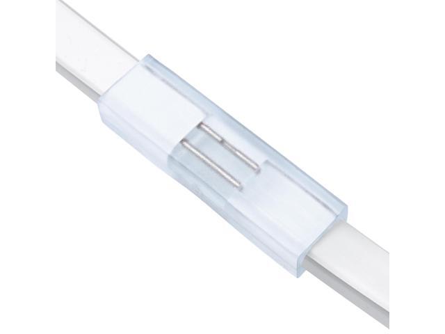 Yescom DEL-P01 10Pcs 2 Pin Connectors Accessories for 7x14mm Neon Lights Models DEL-D50W, DEL-D100W