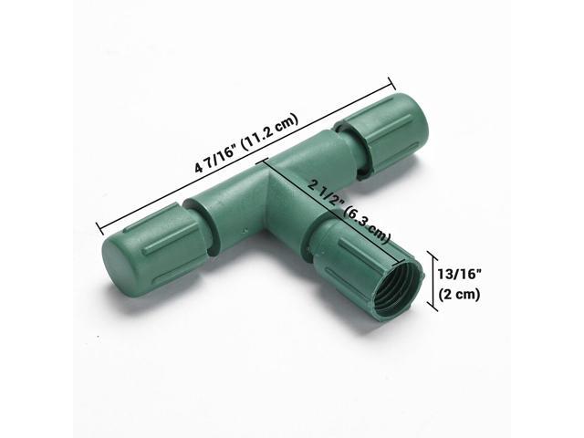 DELight 10Pcs IP65 Waterproof Wire Connectors 3 Way T-Shape for Outdoor Lights