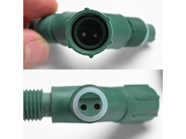 DELight 10Pcs IP65 Waterproof Wire Connectors 3 Way Y-Shape for Outdoor Lights