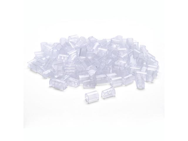 DELight 100Pcs End Caps Termination Caps for 18AWG SPT-1 Wire Zip Cord Lighting