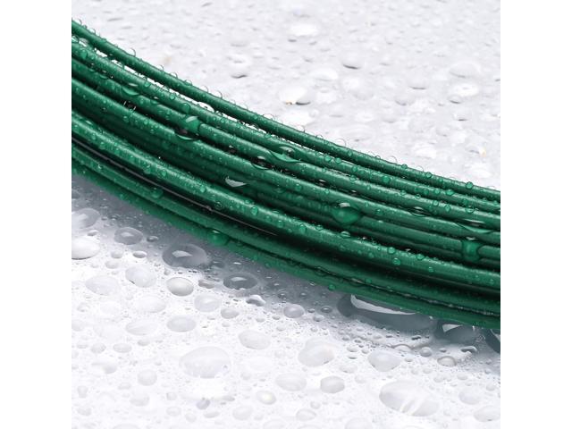 Yescom 12 Gauge Plastic Coated Craft Wire 100 Ft Garden Twist Tie Green Halloween Decor
