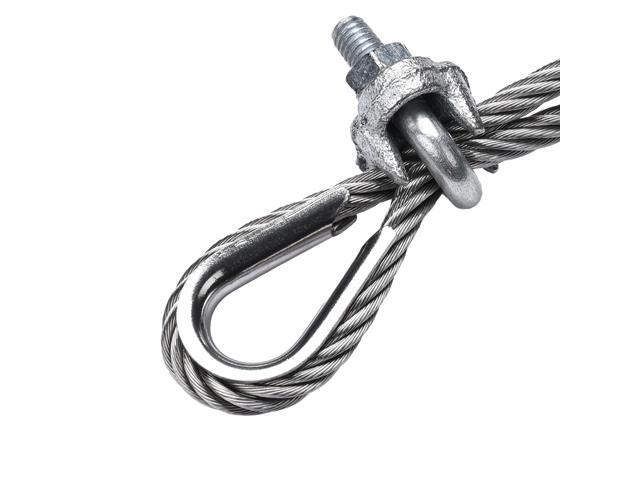 Yescom 50PCS M5 Wire Rope Thimbles for 1/8' 3/16' Stainless Steel Cable Rigging