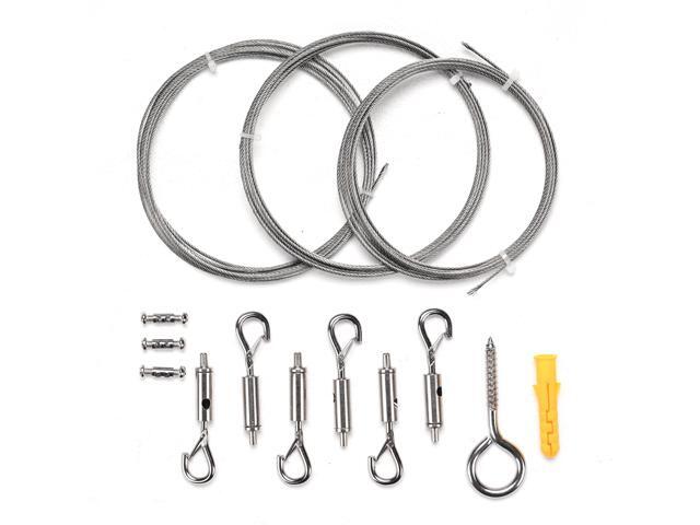 Yescom Inflatable Mirror Ball Hanging Wire Kit with 30ft Stainless Steel Cable