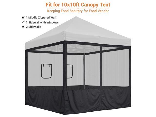 InstaHibit 8 Pcs 10 ft Pop Up Canopy Tent Sidewall Mesh Side Wall Party Canopy