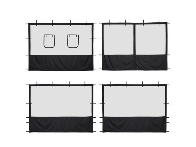 16 Pcs 10 ft Pop Up Canopy Tent Sidewall Mesh Side Wall Party Canopy