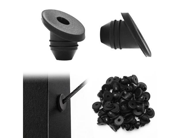 Yescom 60PCS Cable Railing Rubber Grommets 30 Degree Sleeves for 1/8' to 3/16'