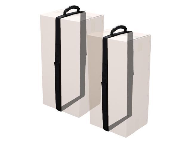 InstaHibit Box Carrying Strap for Heavy Objects Hold up to 220Lbs Moving Straps 1 Person - 2 packs