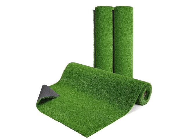 Yescom Artificial Grass 600Sq. Ft Turf Synthetic for Outdoor Backyard Lawn Playground Pet Dog 0.8'H 50'x4'x3PCS
