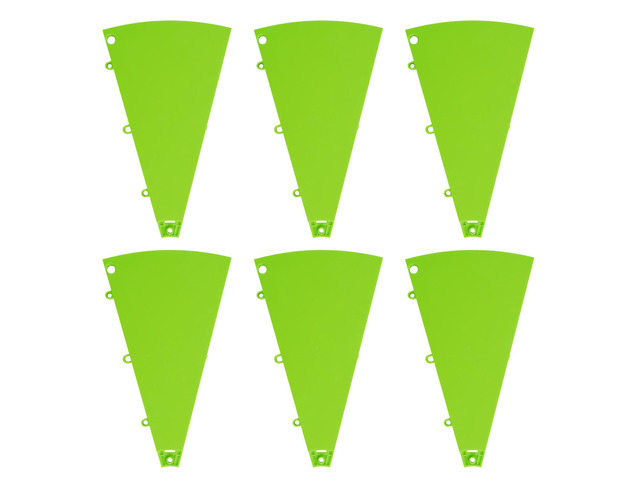 WinSpin 6 Pcs Prize Wheel Panels Dry Erase Green for 24' Modular Prize Wheel