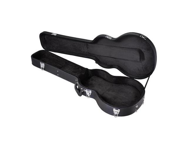 Yescom Electric Guitar Hard Case for LP Les Paul Style Electric Guitar Wooden Hard Shell Lockable Black