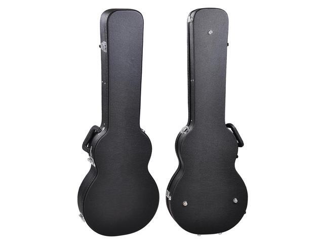Yescom Electric Guitar Hard Case for LP Les Paul Style Electric Guitar Wooden Hard Shell Lockable Black