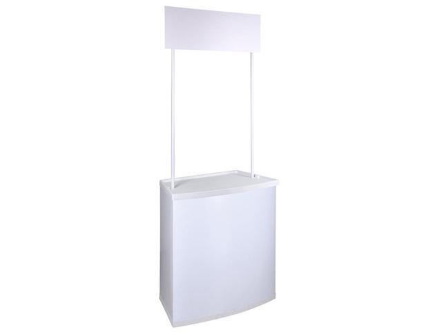 Portable Promotion Counter Table Booth Kiosk Trade Show Display Banner Stand