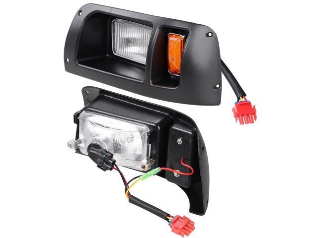 Yescom Halogen Headlights & LED Tail Lights Kit Fit Club Car DS 1993-UP Model Golf Cart