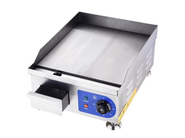 1800W 14' Electric Countertop Griddle Flat Top Commercial Restaurant BBQ Grill
