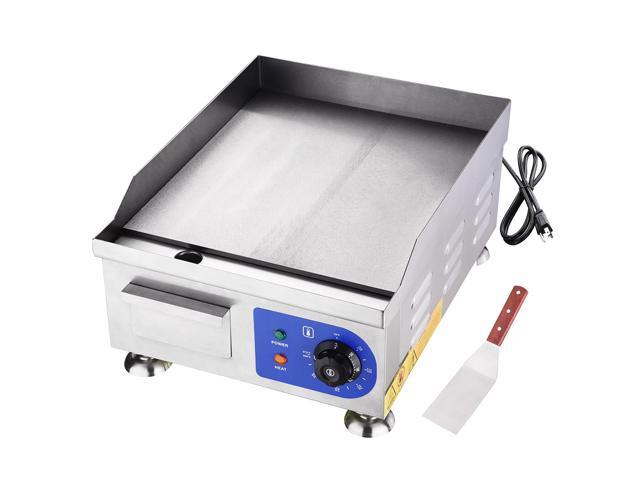 1800W 14' Electric Countertop Griddle Flat Top Commercial Restaurant BBQ Grill