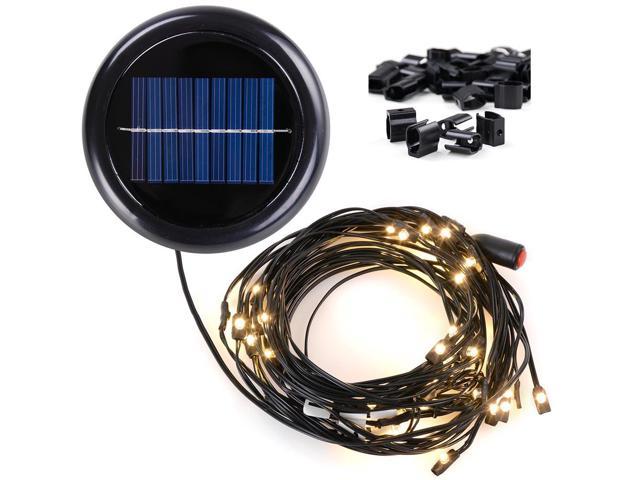 Photos - Other household accessories YescomUSA 48 LED Solar Powered String Light Warm White for 10ft 8-Rib Outdoor Garden 