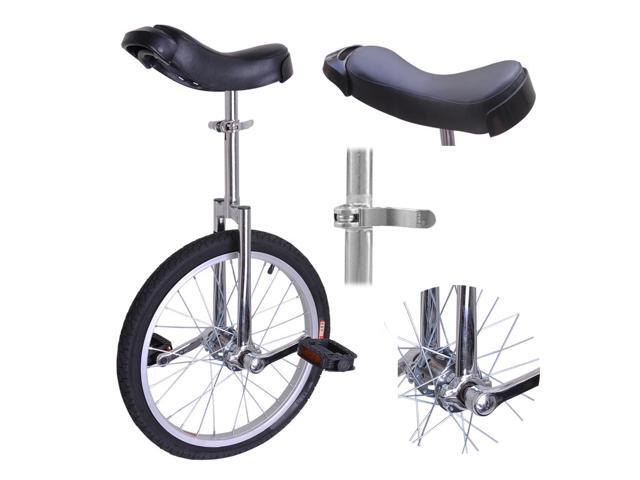 Yescom 18 In Wheel Outdoor Unicycle Skid-proof Tire Fitness Bicycle Balance Training for Adults Teenagers Kids, Silver
