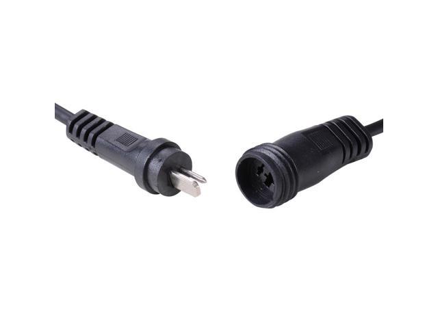 12V Transformer Plug &16Ft Wire Cable Power Cord For 5 10 15 LED Deck Light Lamp Only For Yescom Deck Light