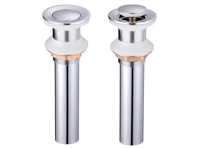 Aquaterior 2 Pcs Rectangle Porcelain Above Counter Vessel Sink Ceramic Basin with Drain Overflow
