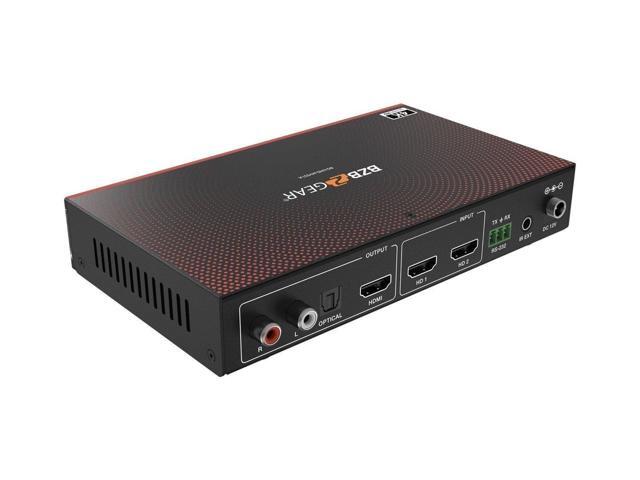 BZBGEAR 2x1 4K UHD HDMI Seamless Switcher MultiViewer with Audio De-embedder