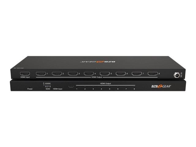 BZBGEAR 1x8 4K UHD Ultra Slim HDMI Splitter