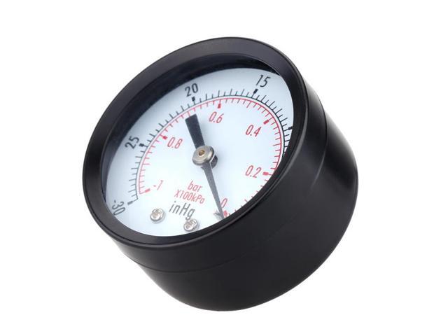 TS-Z50A 0ï½?-30inHg/0ï½?-1bar Dia 50 Vacuum Pressure Gauge Measuring Manometer Dial Display