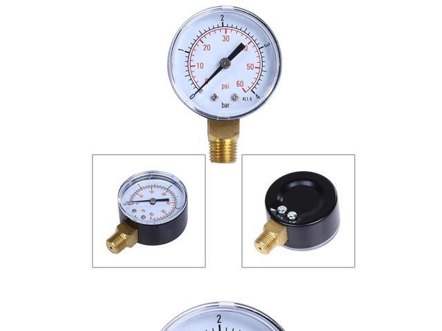 TS-50-4bar 0-4bar/0-60psi NPT Dial Display Pressure Gauge Measuring Manometer