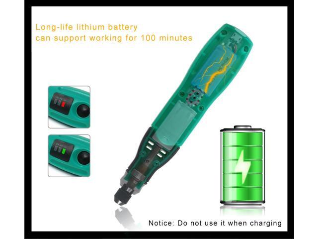 Proâ?skit PT-5205U 3.7V Various Speed Mini Electric Drill Rechargeable Screwdriver USB Grinder Set Electric Drill Engraver for Grinding
