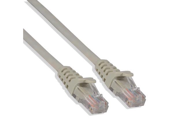 3ft Cat5e Cable Ethernet Lan Network RJ45 Patch Cord Internet Gray (50 Pack)