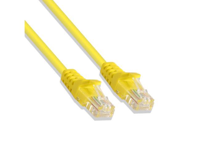 Cat-5e UTP Ethernet Network Cable RJ45 Lan Wire Yellow 3FT