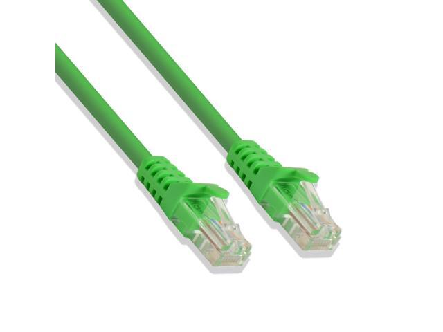 10ft Cat6 Cable Ethernet Lan Network RJ45 Patch Cord Internet Green (50 Pack)